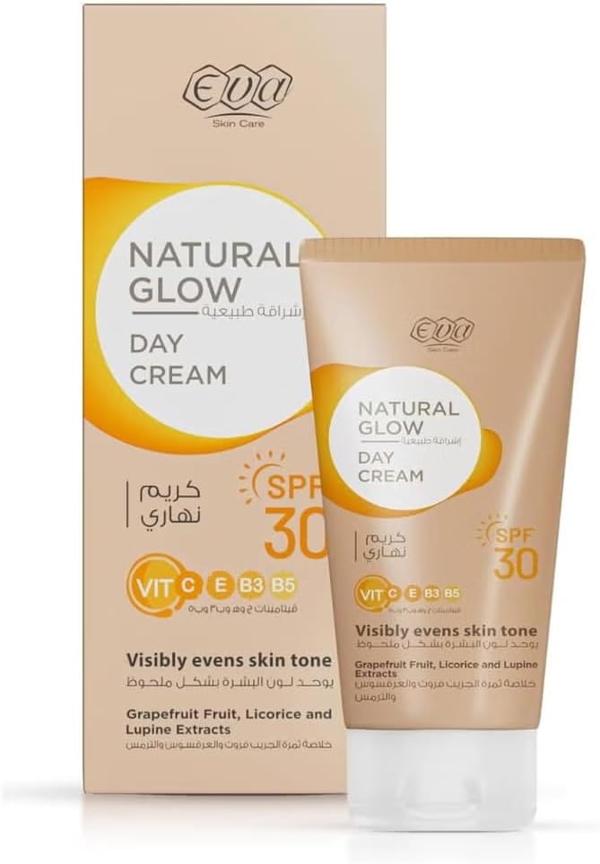 Eva Skin Care Natural Glow Day Cream with SPF 30 - 50g
